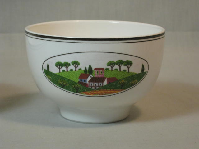 Villeroy & Boch Design Naif Soup Cereal Bowls Cup Saucer Trinket Box Set EXC! NR 3