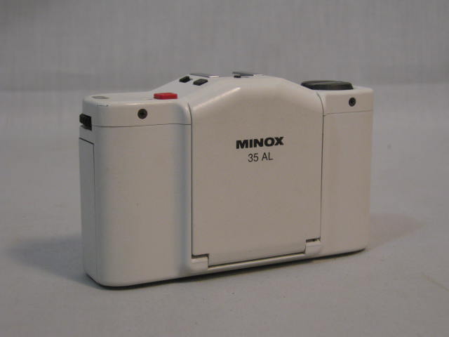 Vtg White Minox Model 35 AL 35mm Film Camera W/Color Minar f/4 Lens Leather Case 2