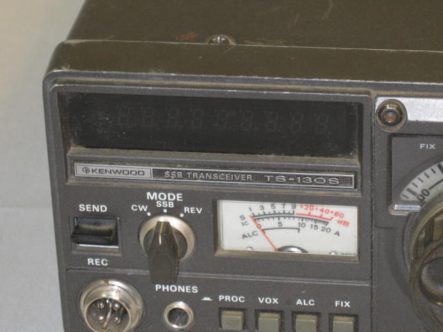 Kenwood TS-130S SSB HF Ham Radio Transceiver Parts/Repair NO RESERVE PRICE BID! 1