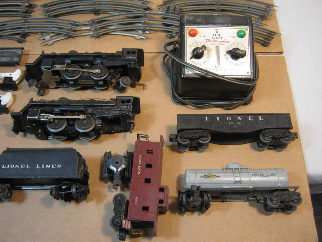 Vtg Lionel Train Set Lot 1684 2034 Steam Engine Locomotive Tender 6032 6035 6037 2