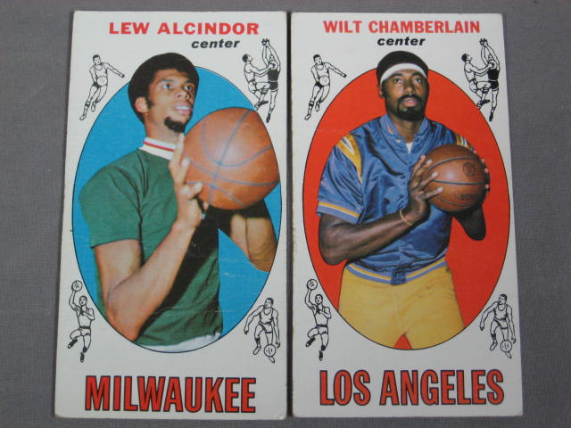 1969 Topps Basketball Cards Lew Alcindor Rookie Card + 3