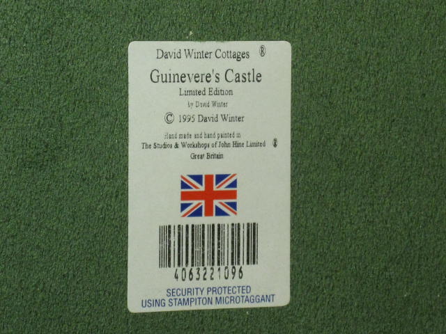 1995 Guineveres Castle David Winter Cottages w/Box Mint Cond No Reserve Price! 7