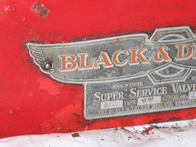 Black & Decker Super Service Valve Refacer Grinder 9/16 2