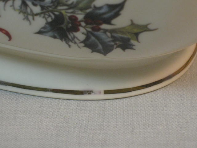 Lenox Winter Greetings American Home Gravy Boat W/ Underplate Catherine McClung 4