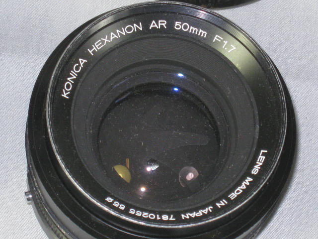 12 50mm Camera Lens Lot Olympus OM Zuiko Auto-S 1.8 Konica Hexanon 1.7 Yashica 6