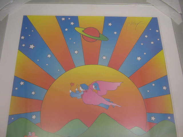 Peter Max Hand Signed Serigraph Print Universal Harmony Limited Edition 297/300 1