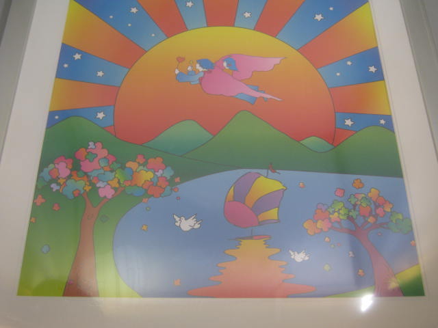 Peter Max Hand Signed Serigraph Print Universal Harmony Limited Edition 297/300 2