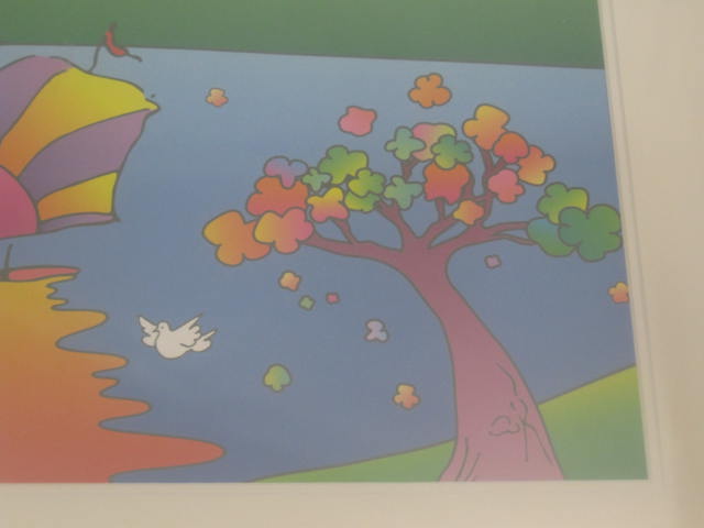 Peter Max Hand Signed Serigraph Print Universal Harmony Limited Edition 297/300 4