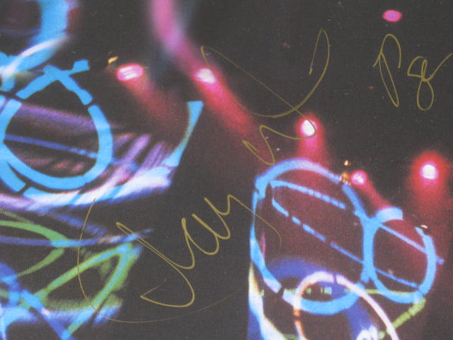 1996 Phish Band Signed 1996 Danny Clinch Photo Poster Anastasio Fishman Gordon + 4