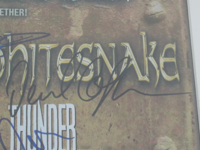 2008 Def Leppard Whitesnake Band Signed Concert Tour Poster Print Joe Elliott ++ 4