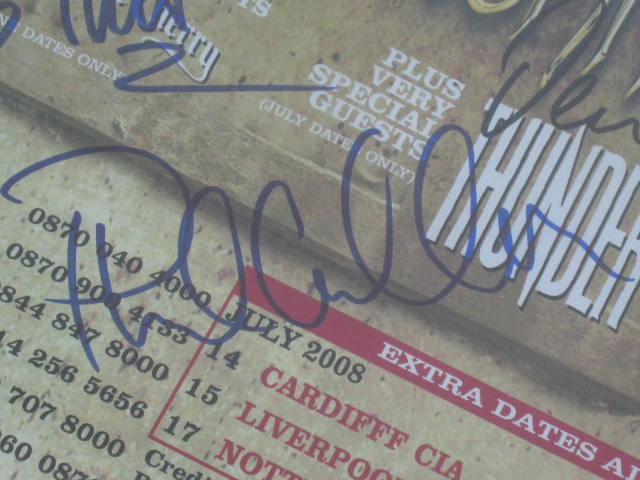 2008 Def Leppard Whitesnake Band Signed Concert Tour Poster Print Joe Elliott ++ 5
