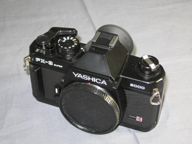 Yashica FX-3 Super 2000 +108 SLR Cameras W/4 Lenses+ NR 1