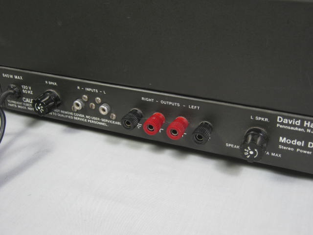Vintage Hafler DH 220 2 Channel Stereo Power Amplifier Amp NO RESERVE PRICE BID! 4