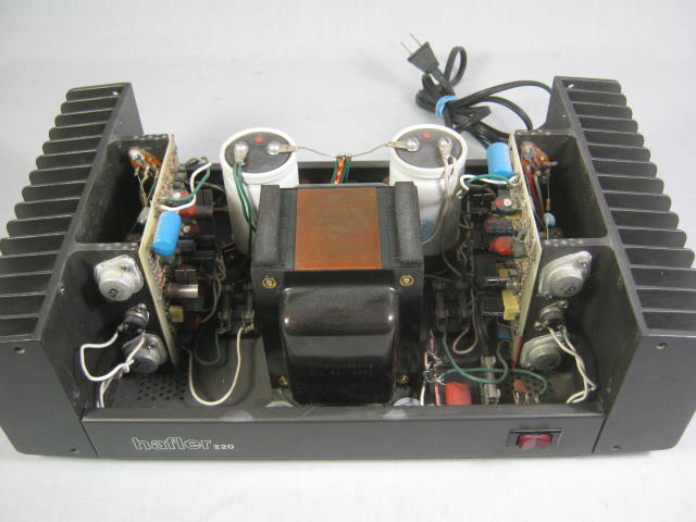 Vintage Hafler DH 220 2 Channel Stereo Power Amplifier Amp NO RESERVE PRICE BID! 7