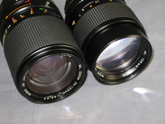 Yashica FX-3 Super 2000 +108 SLR Cameras W/4 Lenses+ NR 12