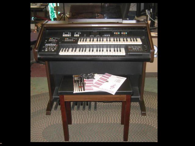 Technics SX-EN3 Double Keyboard PCM Digital Electronic Organ W/ Bench Manuals NR
