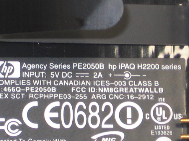 HP iPAQ Pocket PC H2200 Series Handheld Bluetooth PDA + 7