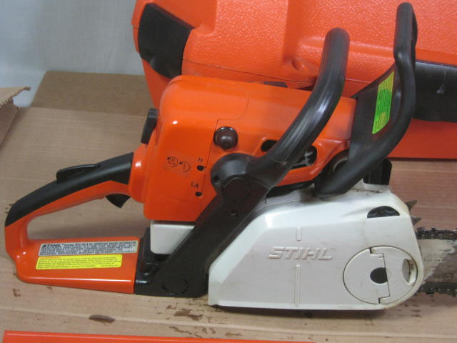Stihl MS250C MS250 45cc Chainsaw 16" Bar Case Extra Chain Files Tools No Reserve 4