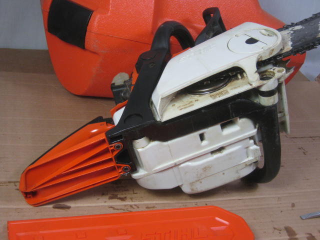 Stihl MS250C MS250 45cc Chainsaw 16" Bar Case Extra Chain Files Tools No Reserve 7