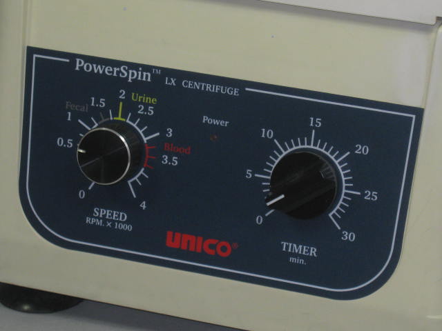 Unico C856 PowerSpin LX Bench Top Centrifuge 4000rpm 6x10ml 1.6A No Reserve! 1