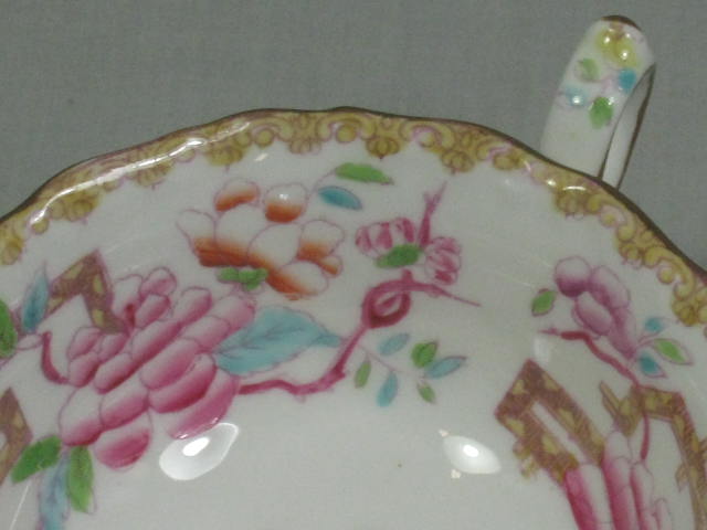 Antique Vintage Minton Chinese Tree China Cream Soup Bowls Tea Cups Set NO RES! 5