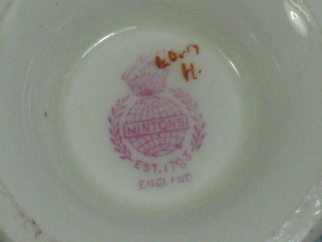 Antique Vintage Minton Chinese Tree China Cream Soup Bowls Tea Cups Set NO RES! 7