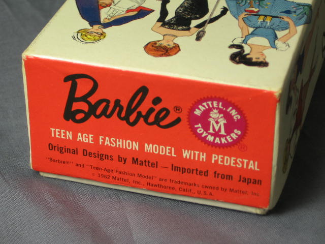 7 Vintage Barbie Skipper Midge Dolls Clothes +Cases Lot 15