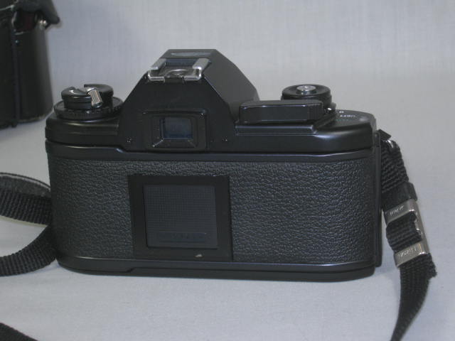 Nikon EM 35mm SLR Camera + Series E 50mm f/1.8 Lens 28mm f/2.8 Wide Angle NR! 4