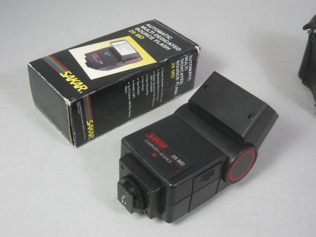 Nikon EM 35mm SLR Camera + Series E 50mm f/1.8 Lens 28mm f/2.8 Wide Angle NR! 12