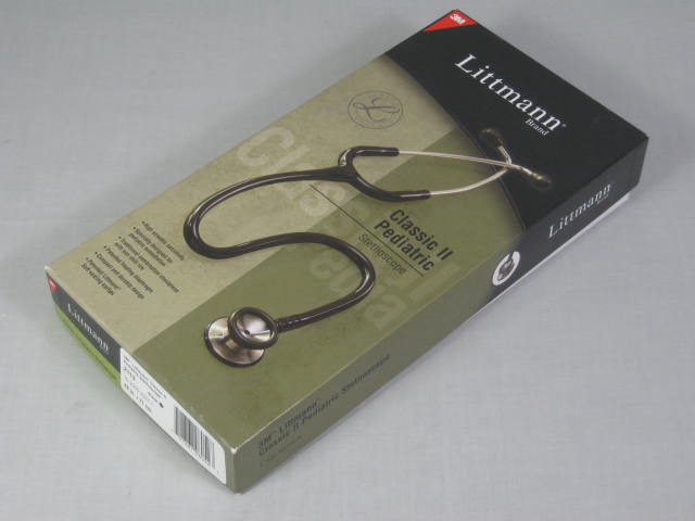 3M Littmann Classic II Pediatric Stethoscope Barely Used Orig Box New Eartips NR 1