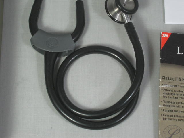 3M Littmann Classic II Pediatric Stethoscope Barely Used Orig Box New Eartips NR 5