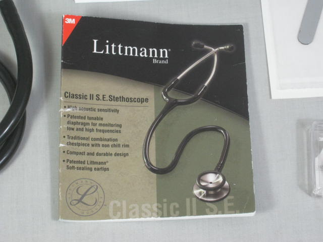 3M Littmann Classic II Pediatric Stethoscope Barely Used Orig Box New Eartips NR 6