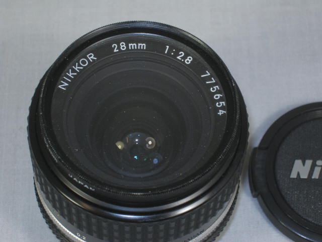 Nikon FA 35mm SLR Camera 50mm f/1.8 Nikkor 28mm f/2.8 Wide Angle Lens Manuals NR 8