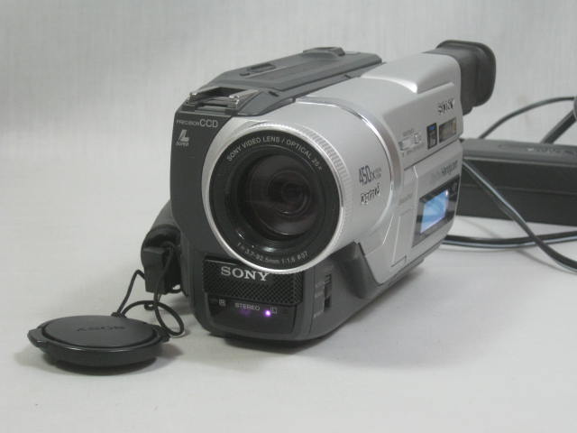 Sony Handycam DCR-TRV320 Camcorder Video Camera w/Charger Remote Filters NO RES 3