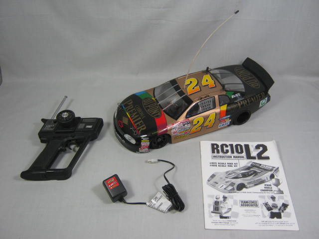 Jeff Gordon RC10 L2 Radio Control Car Futaba Magnum Sport FP-T2PB Transmitter ++