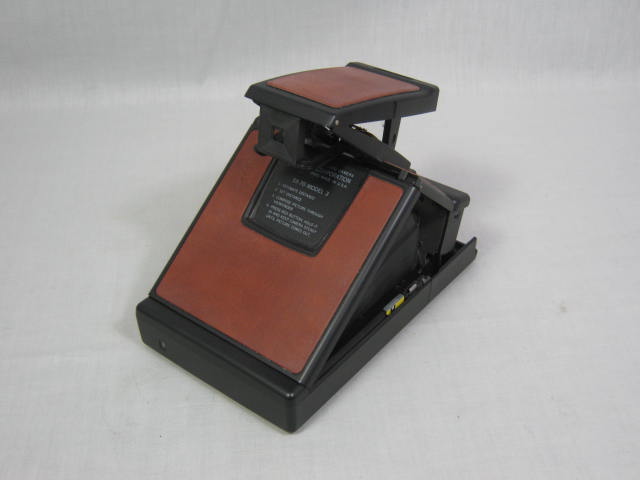 Vtg Polaroid SX-70 Instant Film Land Camera Model 3 W/ Case Manual Warranty Card 3