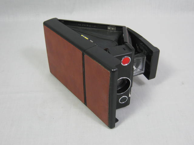 Vtg Polaroid SX-70 Instant Film Land Camera Model 3 W/ Case Manual Warranty Card 4