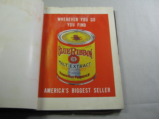Vtg 1930s Pabst Blue Ribbon Malt Extract Advertising Salesman
