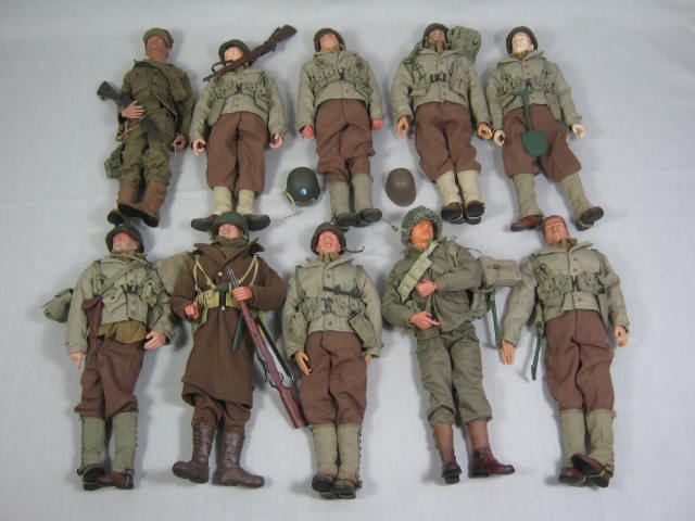 10 Dragon GI Joe 21st Century Toy 12" Army Military Soldier Action Figure Lot NR