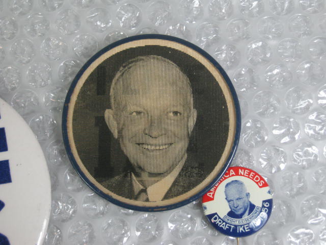 23 Vtg Ike Eisenhower Dick Nixon Presidential Campaign Pin Button Pinback Lot + 7