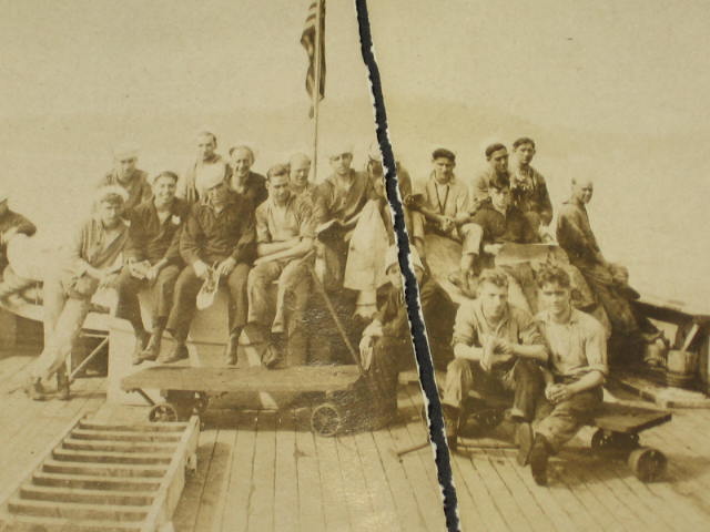 WWI US Navy Photo + Card Scrapbook Album WW1 WW 1 I NR 3