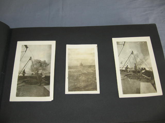 WWI US Navy Photo + Card Scrapbook Album WW1 WW 1 I NR 4