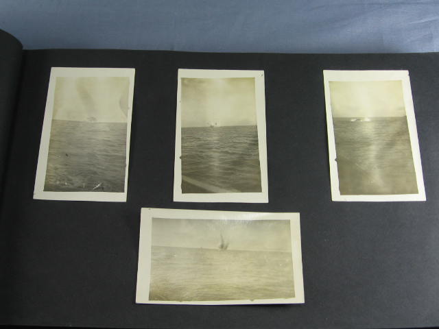 WWI US Navy Photo + Card Scrapbook Album WW1 WW 1 I NR 7