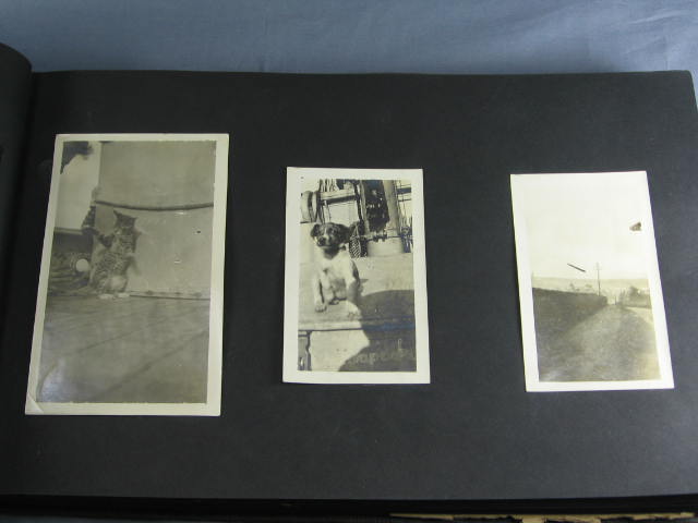 WWI US Navy Photo + Card Scrapbook Album WW1 WW 1 I NR 8