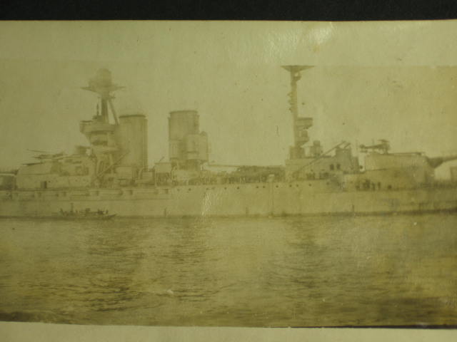 WWI US Navy Photo + Card Scrapbook Album WW1 WW 1 I NR 13