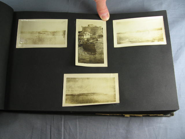 WWI US Navy Photo + Card Scrapbook Album WW1 WW 1 I NR 19