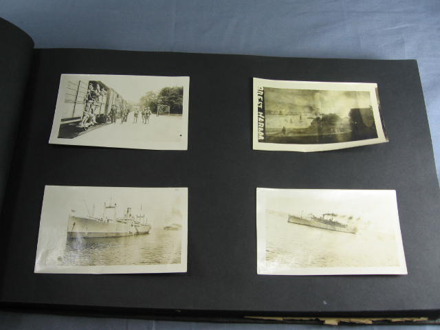 WWI US Navy Photo + Card Scrapbook Album WW1 WW 1 I NR 21