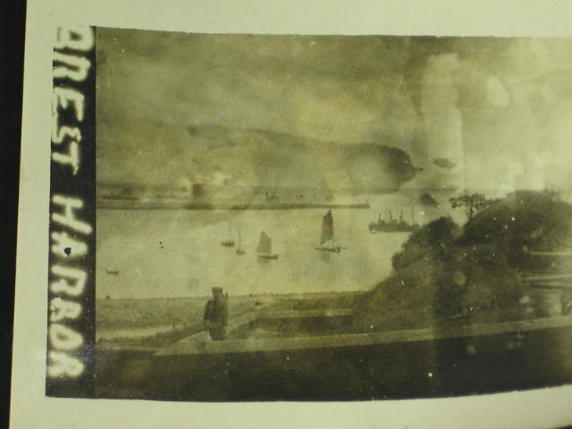 WWI US Navy Photo + Card Scrapbook Album WW1 WW 1 I NR 22