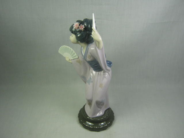 Vtg Lladro Madame Butterfly Japanese Geisha Girl Figurine 4991 Glazed Retired NR 1