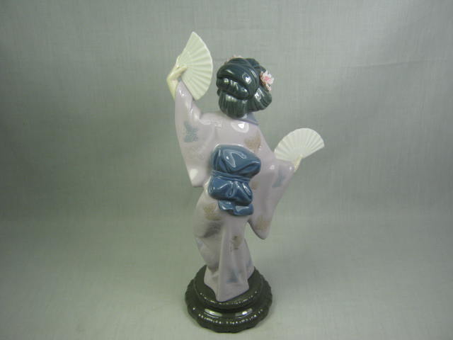 Vtg Lladro Madame Butterfly Japanese Geisha Girl Figurine 4991 Glazed Retired NR 2